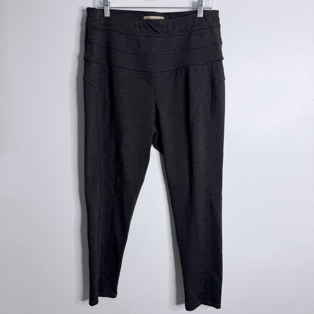 Democracy‎ Womens Leggings Pull On Stretch Basic Gray Size 1X Gut Buster